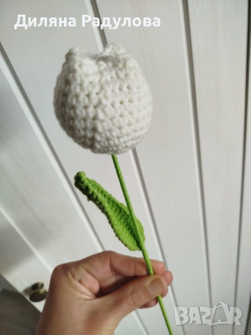 Плетени цветя, снимка 11 - Декорация за дома - 54291356