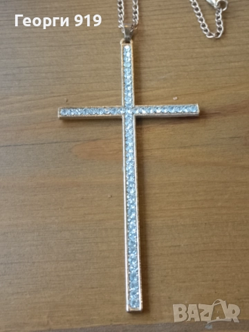 Синджирче с кръст, снимка 2 - Бижутерийни комплекти - 52581299