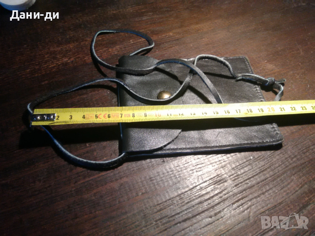 Кожено портмоне за врат , снимка 4 - Други - 52652518