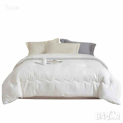 Целогодишен олекотен юрган 200x220 см – Топлина и комфорт за зимата, снимка 5 - Олекотени завивки и одеяла - 52862602