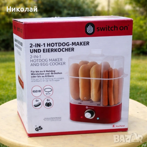 Машина за хотдог и яйцеварка, снимка 2 - Други - 52848636