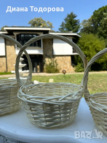 Ратанови кошници - комплект, снимка 2 - Други - 50999135