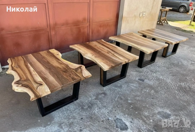 Холна маса / маса за кафе масив орех, снимка 4 - Маси - 53535474