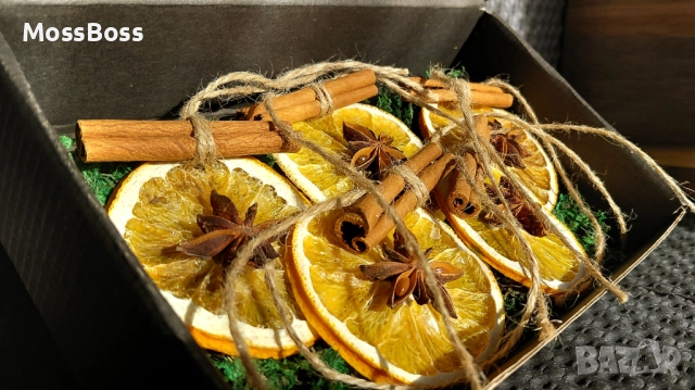 Декорация от сушени портокали