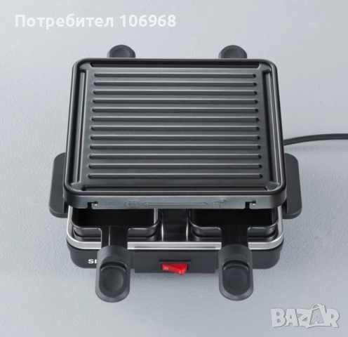 Електрическа скара тип раклет с четири мини тигани SEVERIN, снимка 7 - Скари - 51827154