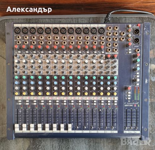 Аудиомиксер  Soundcraft , снимка 1 - Ресийвъри, усилватели, смесителни пултове - 46191445