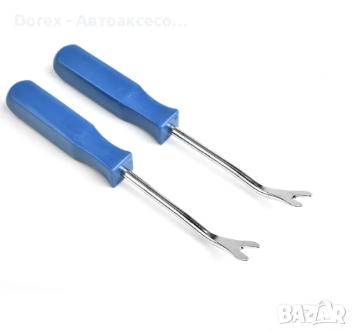 Комплект 2 броя инструменти за вадене на щипки, кори, клипси и тапицерии, снимка 3 - Аксесоари и консумативи - 53899596