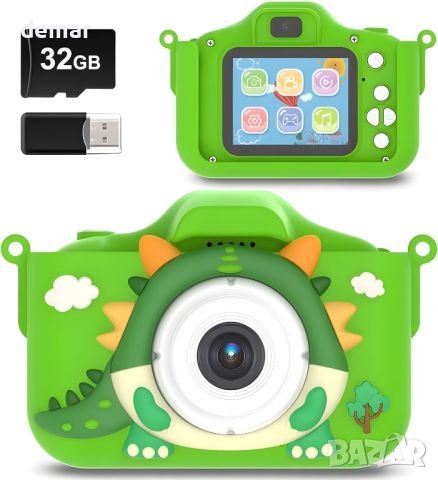 Детска камера saiyuanxing, силиконов калъф 2,0-инчов IPS екран 1080P