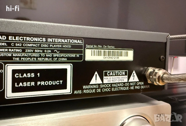 Резервиран! NAD C 542 CD / HDCD Player High Level Upgrade, снимка 14 - Ресийвъри, усилватели, смесителни пултове - 53069999