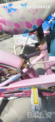 Детско колело с помощни колелца Bella 16х2.125, снимка 6 - Детски велосипеди, триколки и коли - 51079925