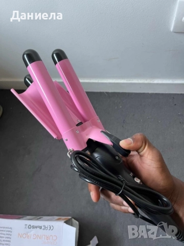 Тройна ретро преса за къдрене на косата. , снимка 6 - Преси за коса - 51880175