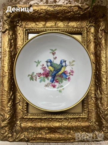 Бонбониера Kaiser Germany   Изработена  от висококачествен порцелан, многоцветен дизайн , снимка 2 - Други - 52970038