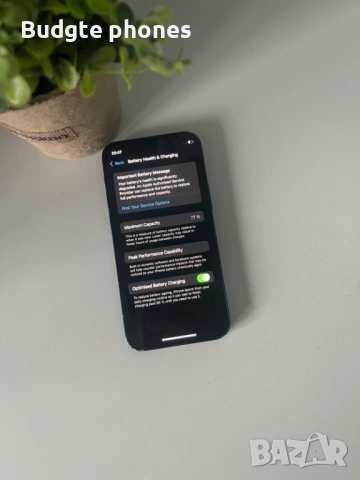 iphone 12 mini blue 128gb 77%, снимка 3 - Apple iPhone - 53291316