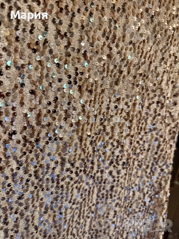 Нова рокля с пайети и дълъг ръкав Esmara, снимка 3 - Рокли - 52091200