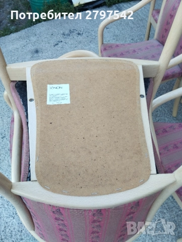 Дървени столове А136, снимка 5 - Столове - 51758458