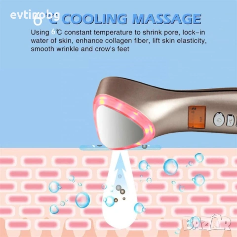 Електрически ултразвуков масажиращ и лифтинг уред за лице, снимка 4 - Масажори - 53827890