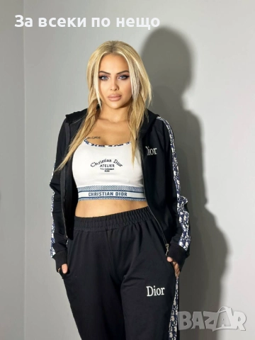 Christian Dior Дамски Спортен Комплект С 3 Части🔝Дамски Спортен Екип Кристиян Диор Код A951, снимка 2 - Спортни екипи - 51982049