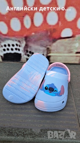 Английски детски кроксове със Stitch, снимка 6 - Детски сандали и чехли - 52412399