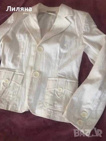 Дамски бял костюм, снимка 4 - Костюми - 52773142