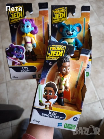 Star wars, Yong Jedi Adventures, 3 action figures 