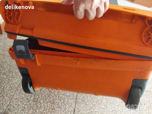 Samsonite. Original 60/45/28 см.  Пластмасов куфар с две колелца, снимка 7 - Куфари - 46200267