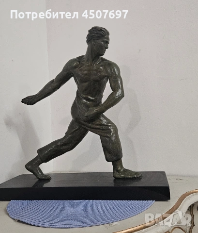 Бронзова Скулптора, Александър Келети 1930г. , снимка 13 - Антикварни и старинни предмети - 53013467