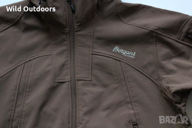 BERGANS OF NORWAY - мъжко софтшел яке, размер L, снимка 2 - Екипировка - 52975747
