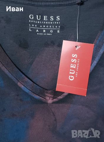 Нови оригинални фланелки GUESS - 100% памук, размер - L., снимка 8 - Тениски - 46710025