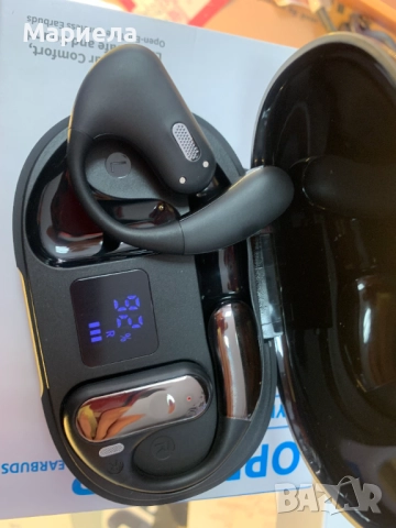 Безжични слушалки с отворено ухо YYK-Q28, екстра бас / Слушалки с костна проводимост, снимка 3 - Bluetooth слушалки - 51676991