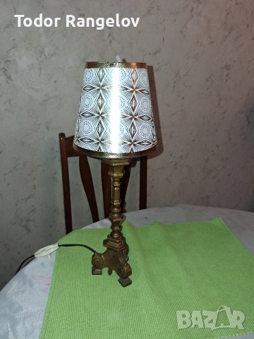 Малка нощна месингова лампа 