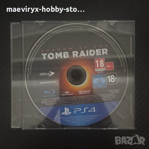 Shadow of the Tomb Raider за PS4 (само диска)