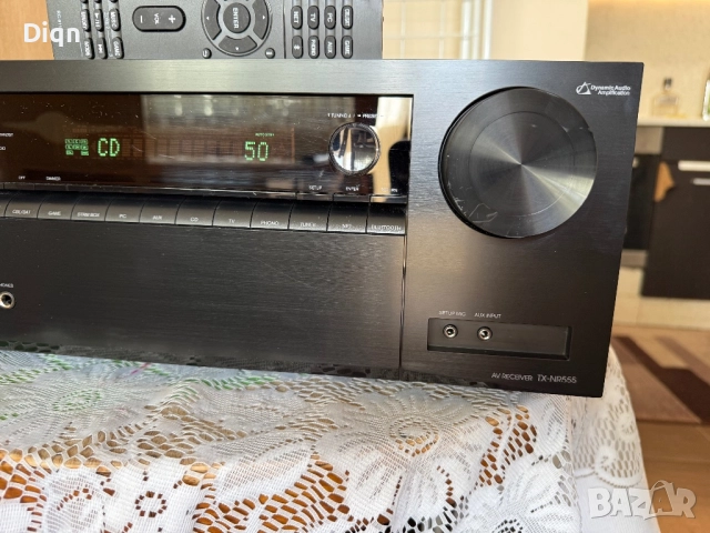 Onkyo TX-NR555 Bluetooth Wi-Fi, снимка 3 - Ресийвъри, усилватели, смесителни пултове - 51585053