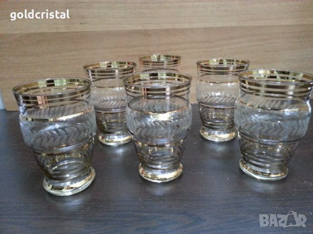 Ретро кристални чаши 