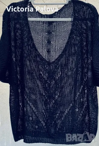 Красива блуза голям размер, снимка 2 - Блузи с дълъг ръкав и пуловери - 50366039