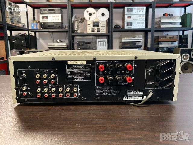 Vintage усилвател Pioneer, снимка 9 - Ресийвъри, усилватели, смесителни пултове - 53619706