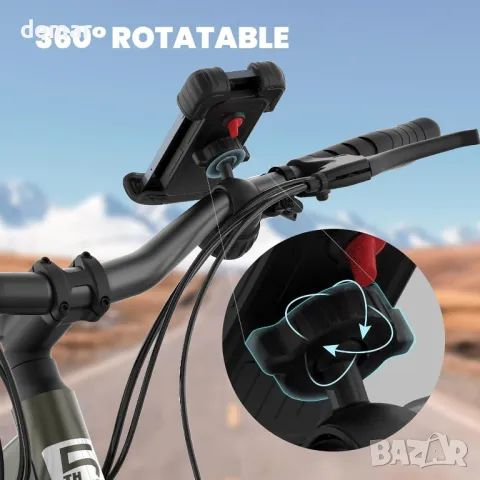 INVANTI Стойка за мобилен телефон за електрически велосипед, снимка 6 - Части за велосипеди - 49843676