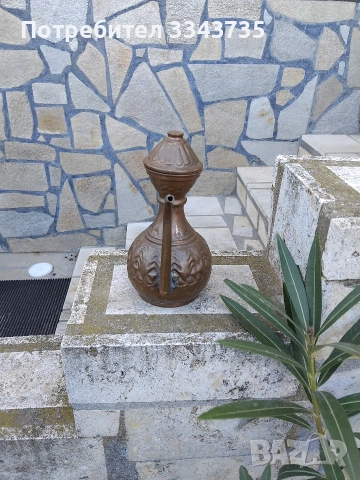 Античен меден ибрик., снимка 2 - Антикварни и старинни предмети - 54176395