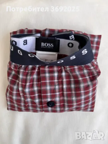 Памучни боксерки HUGO BOSS, размер XL, снимка 7 - Бельо - 46971501