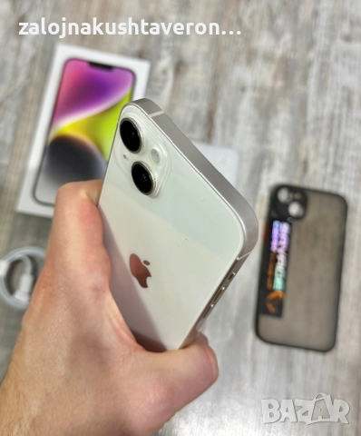  Iphone 14 Plus 256 GB - 100 % Battery Health Чисто Нова Батерия🔋 Отличен White, снимка 7 - Apple iPhone - 52541575