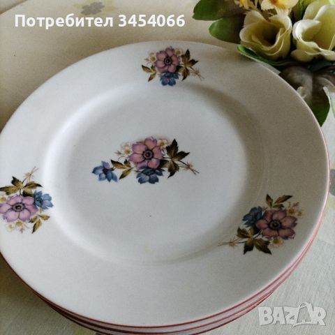 Български порцеланови чинии. , снимка 1 - Чинии - 45249415