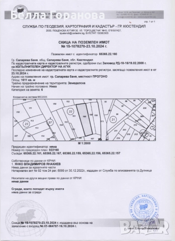 Имот гр. Сапарева баня , обл. Кюстендил, снимка 7 - Земеделска земя - 52283835