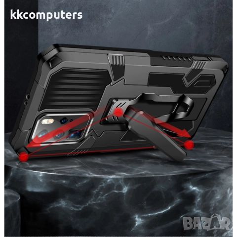 Huawei P40 Pro TPU Hybrid with Kickstand Удароустойчив Калъф и Протектор, снимка 6 - Калъфи, кейсове - 51860646