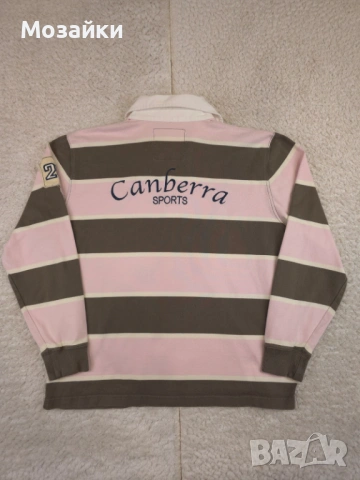 RED FIELD Rugby Polo / Rugby Shirt Vintage Style (M) – MSRP €120, снимка 8 - Суичъри - 53595891