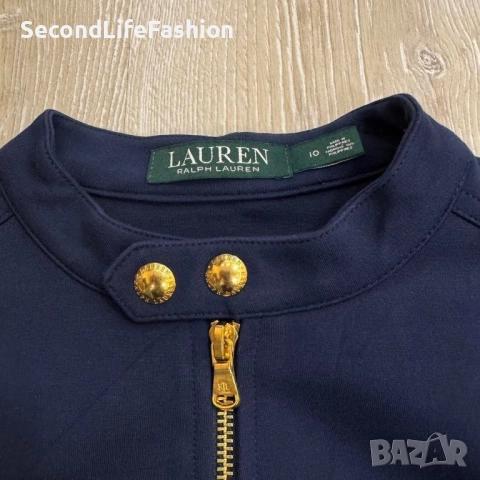 Дамско яке сако Ralph Lauren тъмно синьо размер М, снимка 4 - Сака - 52461313