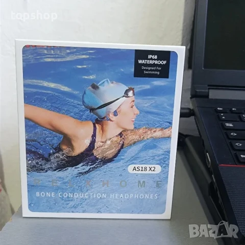 НОВИ Слушалки Relxhome AS18 X2 Bone Conduction, слушалки за плуване с вградена 16 GB памет, MP3, снимка 7 - Bluetooth слушалки - 50511231