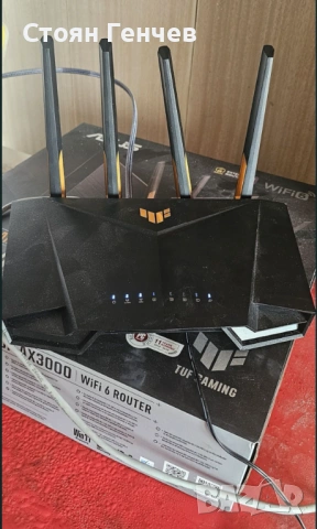 Геймърсku Pymep ASUS TUF Gaming AX3000 V2 Wi-Fi 6, Отлично състояние