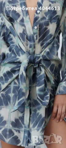 Дамска рокля от 100% рами, снимка 2 - Рокли - 54056264