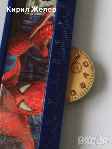 Механизъм с циферблат от стар ръчен часовник 52098, снимка 9 - Мъжки - 52264404