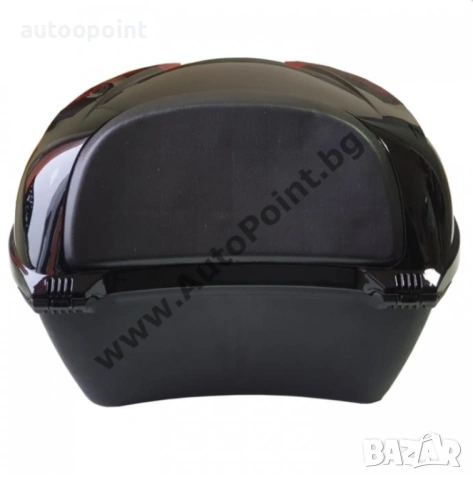 Куфар за мотор и скутер черен гланц, снимка 2 - Аксесоари и консумативи - 53982640