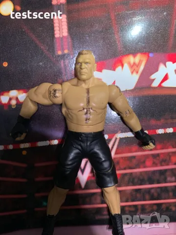 Екшън фигура WWE Brock Lesnar Брок Леснар Mattel Action играчка WWE MMA UFC, снимка 6 - Колекции - 49149543